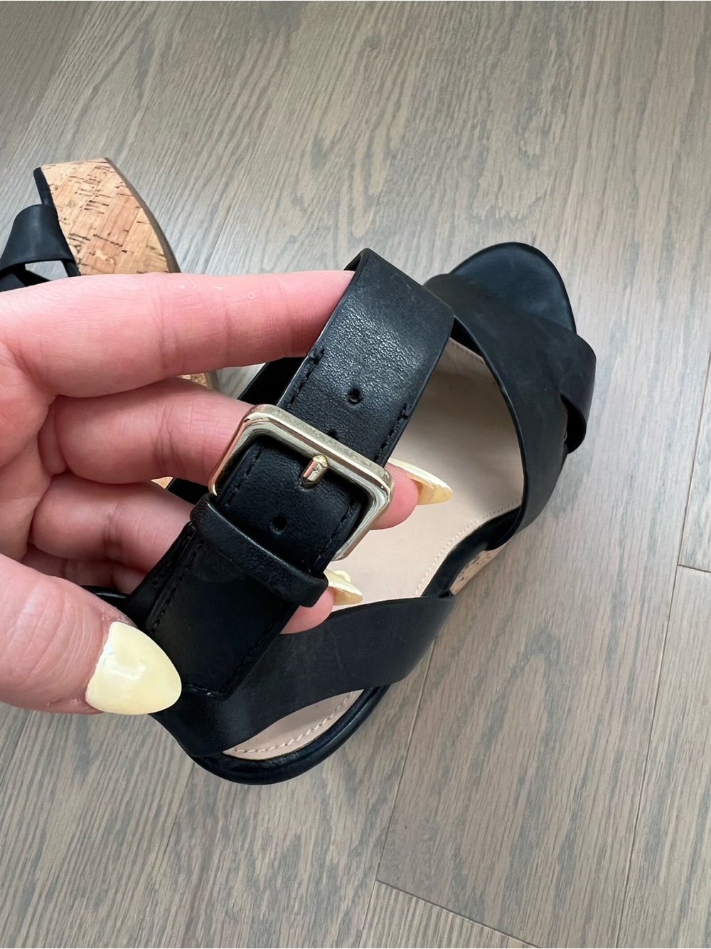ALDO Wedge Heel Sandals with Ankle Strap - Picture 6 of 11